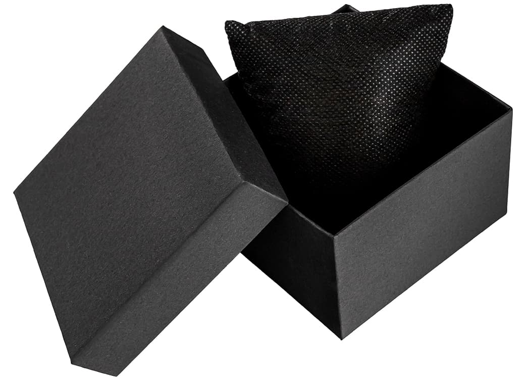 Pudełko na zegarek gładkie - Czarne