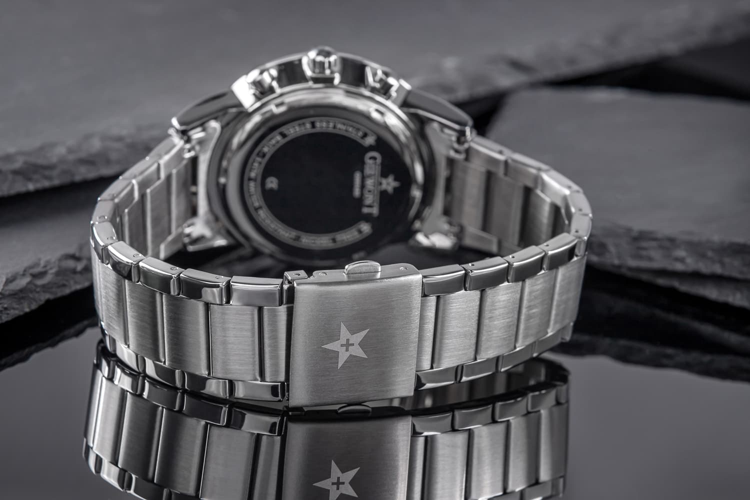 Zegarek Męski GIEWONT Apex Chrono GW6480-2 Chronograf Silver/Blue