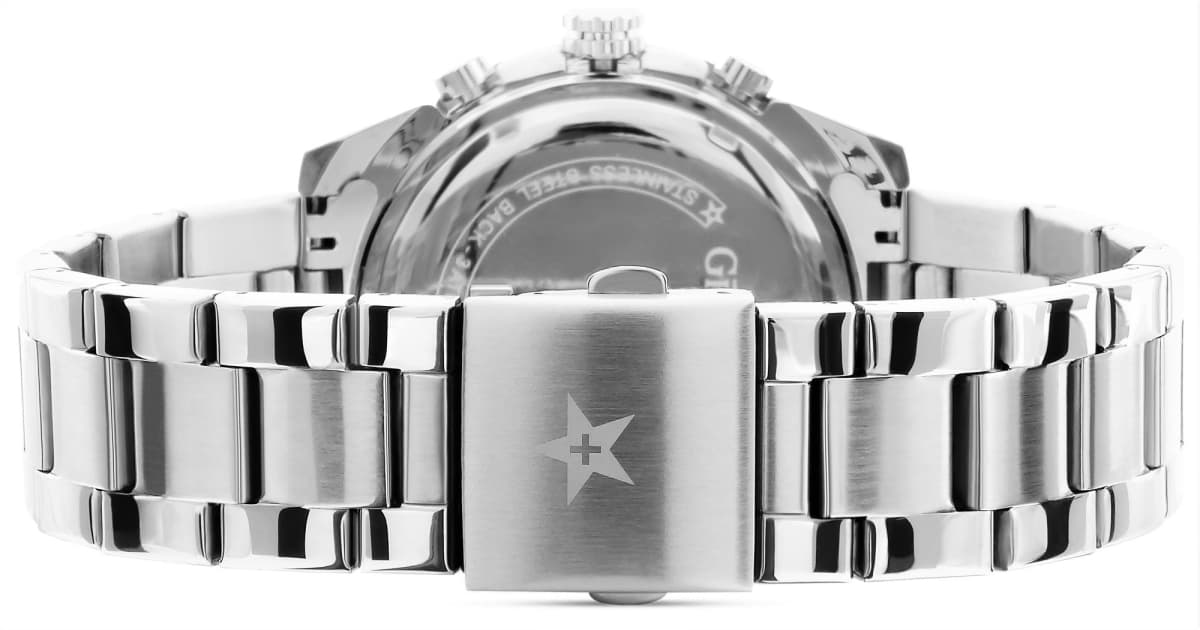 Zegarek Męski GIEWONT PrimeChrono GW8620-1 Chronograf Silver/Black