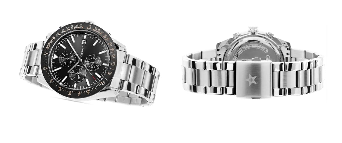 Zegarek Męski GIEWONT PrimeChrono GW8620-1 Chronograf Silver/Black