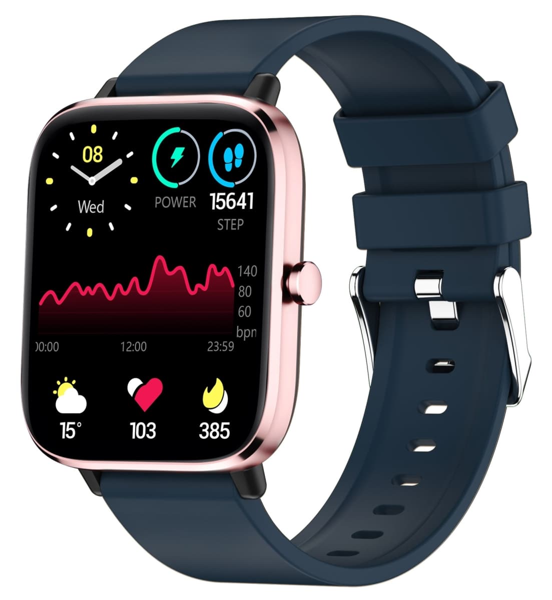 Smartwatch GIEWONT Dynamic SmartCall GW230-5 - RoseGold/Deep Ocean