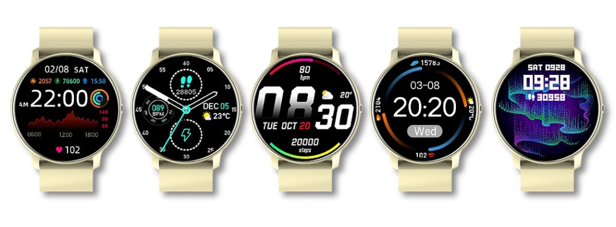 Smartwatch GIEWONT Sport Around GW120-6 - Ivory Effect