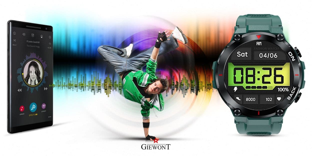 Smartwatch GIEWONT Pionier GPS GW460-2 - Sea Green