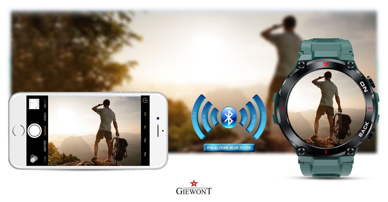 Smartwatch GIEWONT Pionier GPS GW460-2 - Sea Green