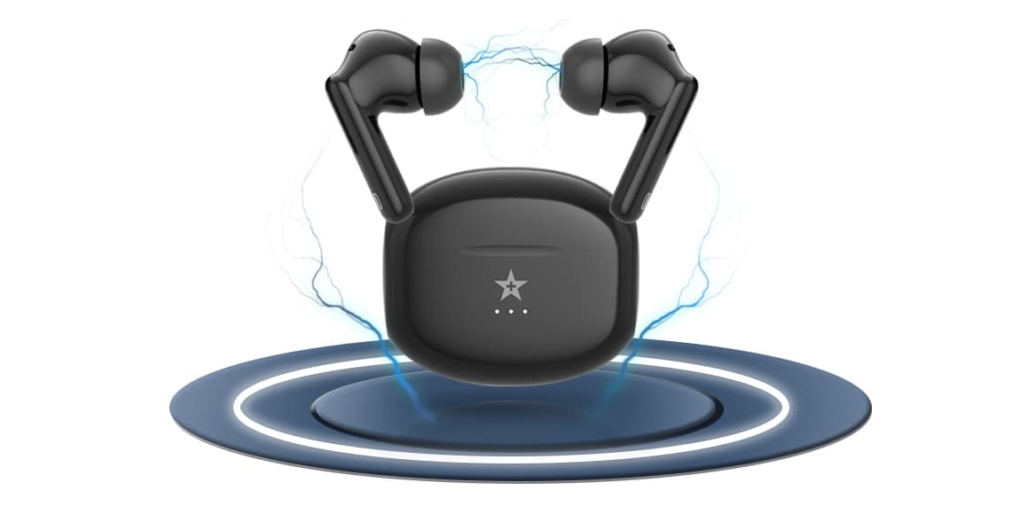 Słuchawki bezprzewodowe GIEWONT RealSound PRO ANC ENC GWS800-1 Czarne