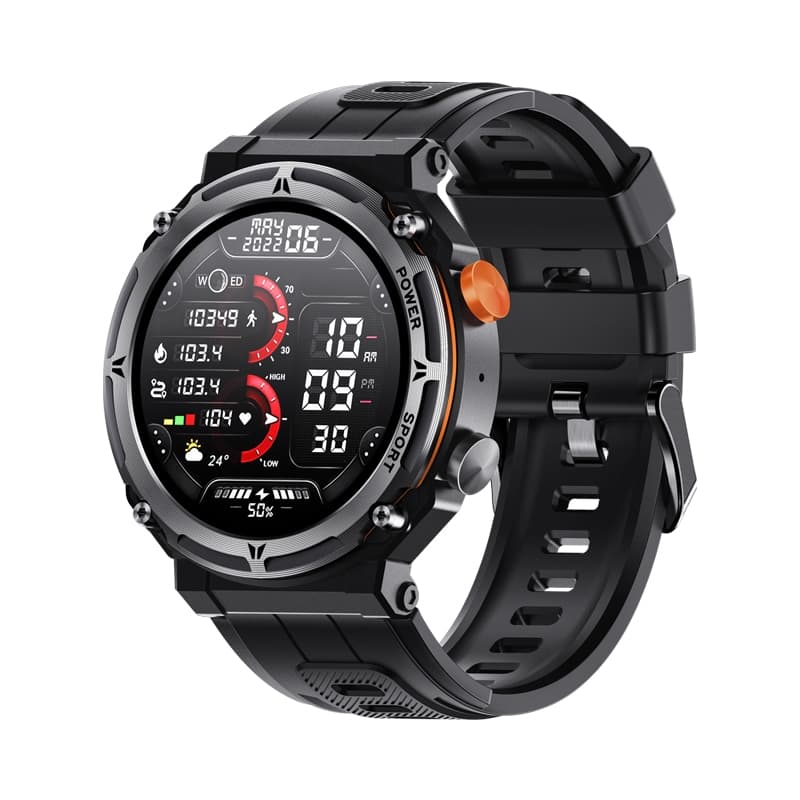 Smartwatch VELTORI VT130-1 Czarny Pasek Silikonowy