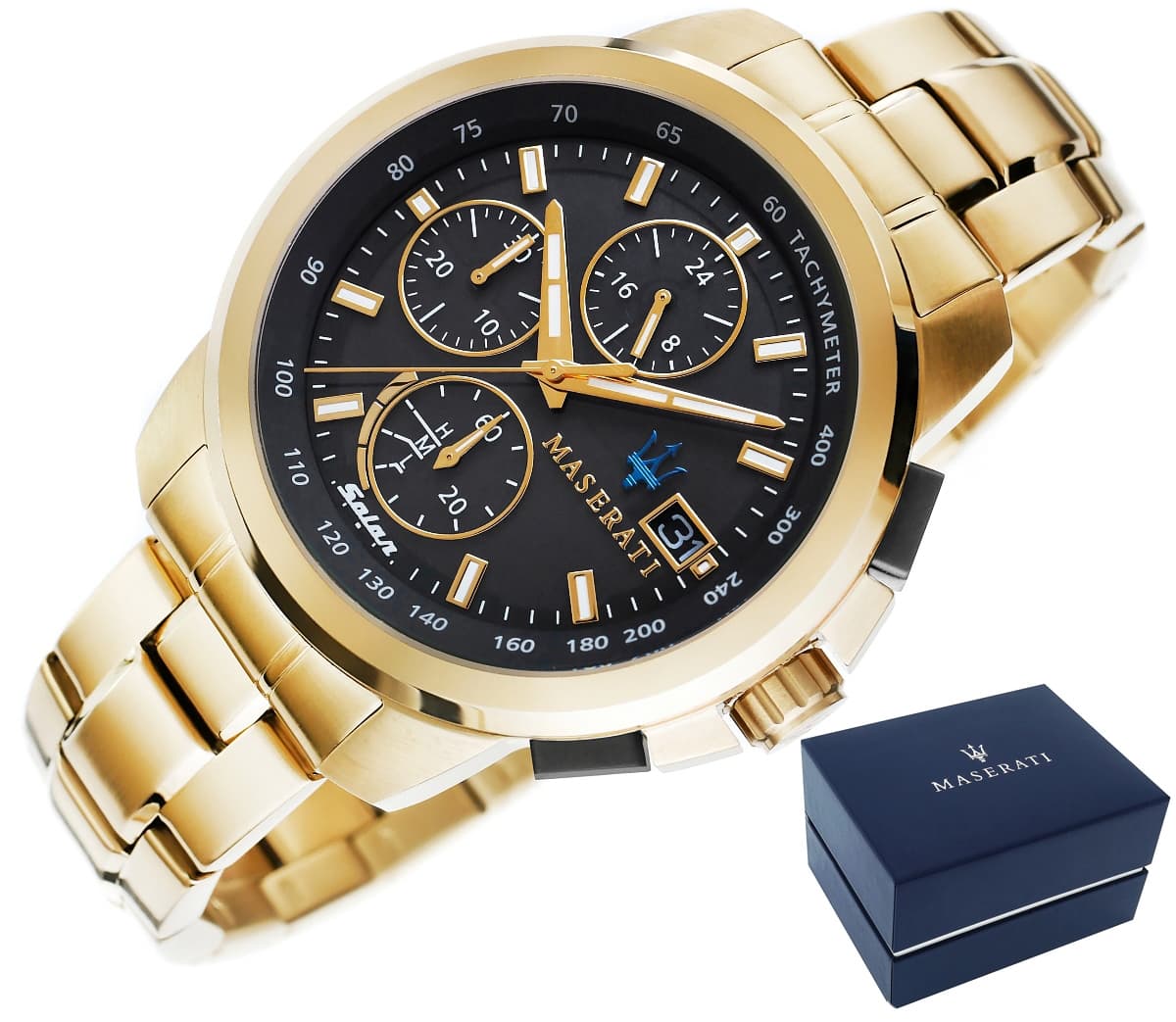 Zegarek Męski MASERATI Successo Solar R8873645002 + BOX