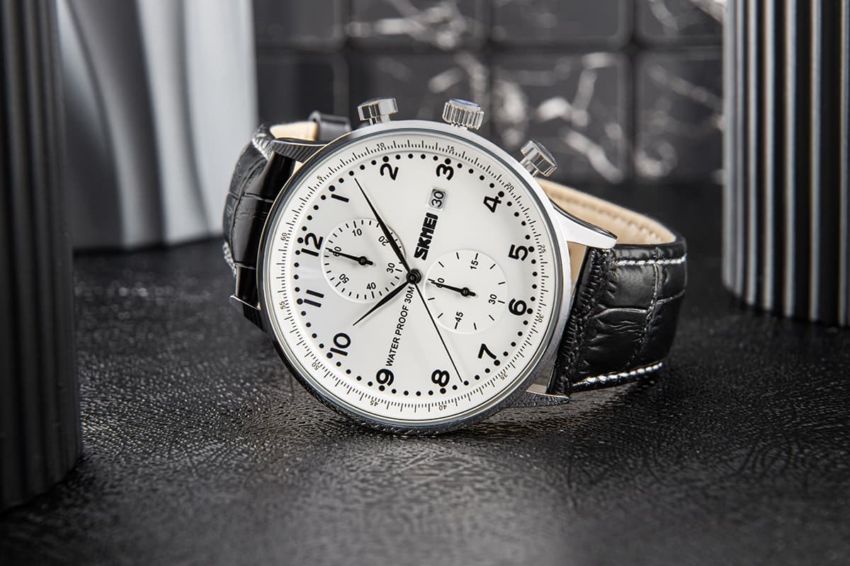 Zegarek Męski Skmei 9301SISIBK + BOX