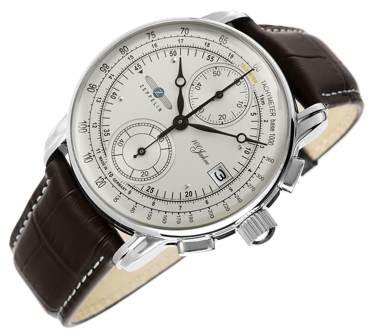 Zegarek Męski ZEPPELIN 100 Yahre Chronograph 8670-1 + BOX