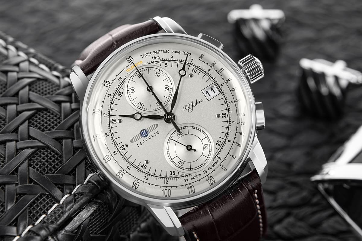 Zegarek Męski ZEPPELIN 100 Yahre Chronograph 8670-1 + BOX