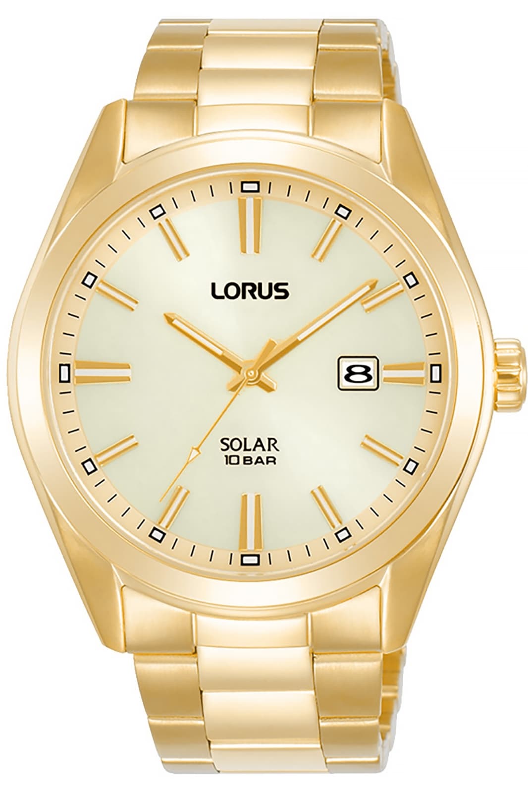 Zegarek Męski LORUS Solar Gold RX338AX9 + BOX