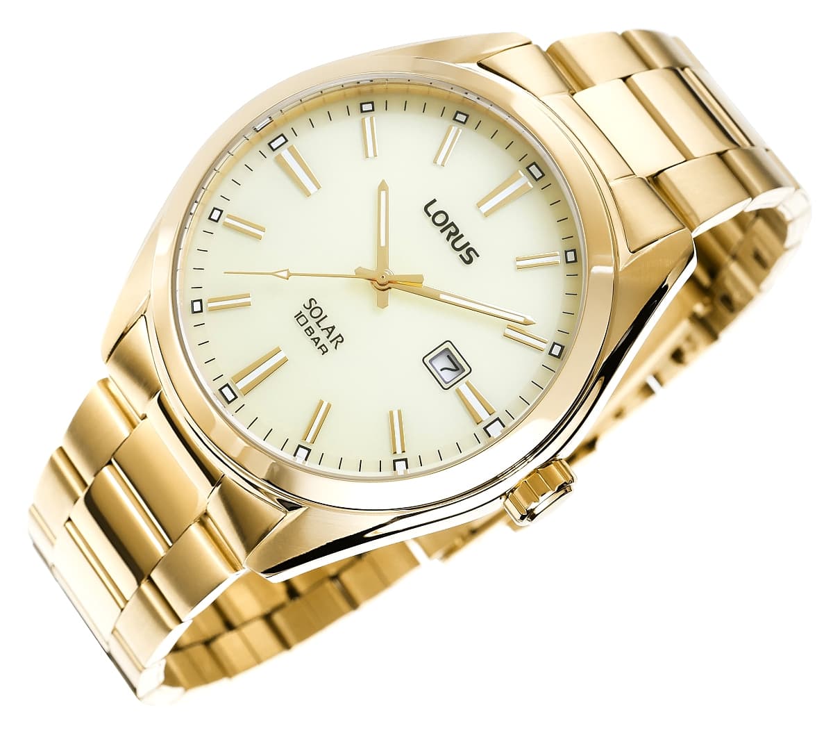 Zegarek Męski LORUS Solar Gold RX338AX9 + BOX