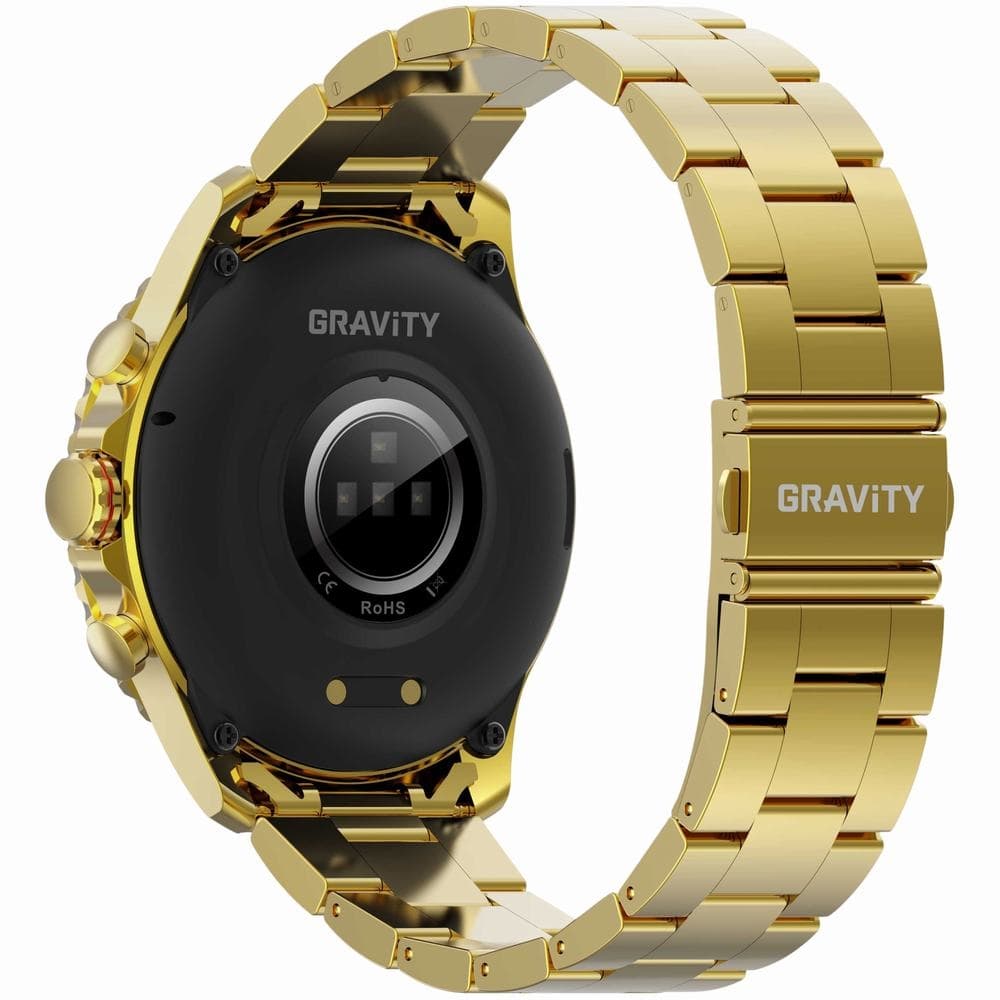 Smartwatch Męski GRAVITY GT16-1 Gold / Złota Bransoleta
