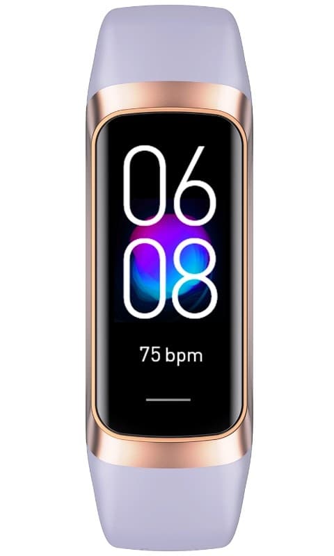 Smartband Damski RUBICON RNCF05 Rose Gold/Berry SMARUB214