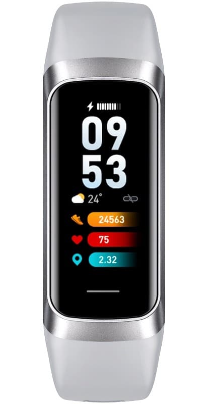 Smartband Damski RUBICON RNCF05 Silver/Grey SMARUB213