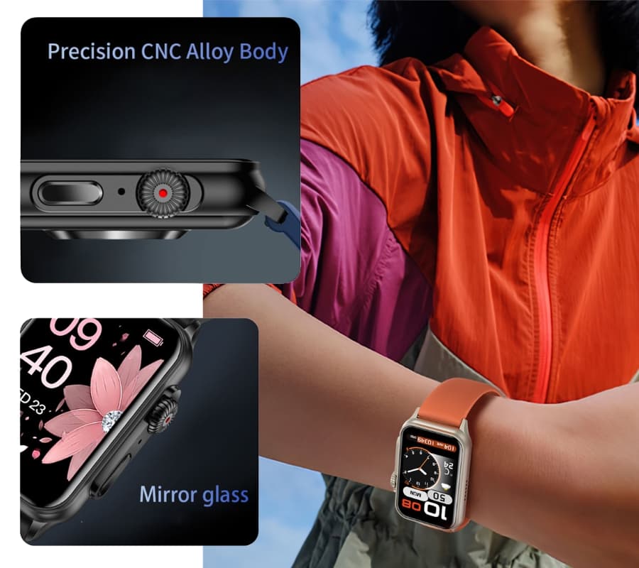 Smartwatch Damski RUBICON RNCF06 Black SMARUB222