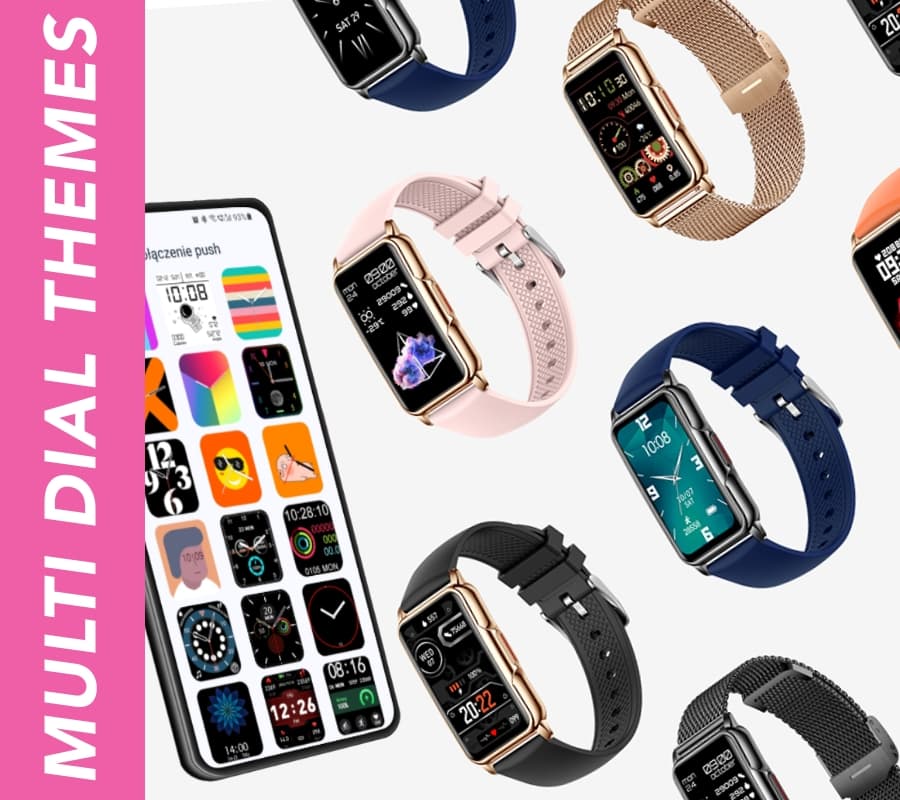 Smartwatch Damski RUBICON RNCF04 Black SMARUB227