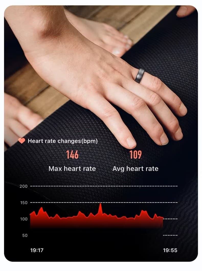 Smart Ring RUBICON R6 Deep Grey SIZE-10(US) SMARUB324