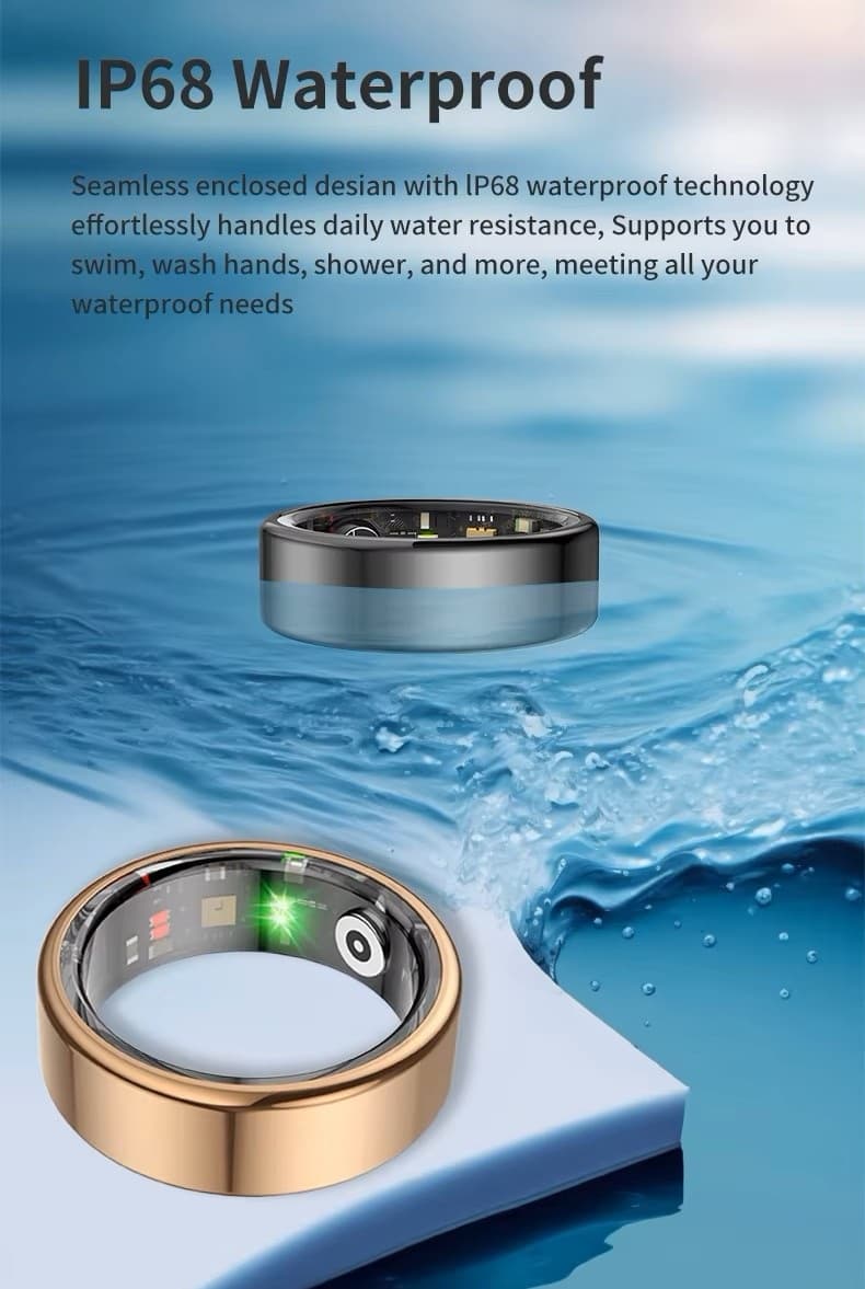 Smart Ring RUBICON R2 Silver SIZE-7(US) SMARUB319