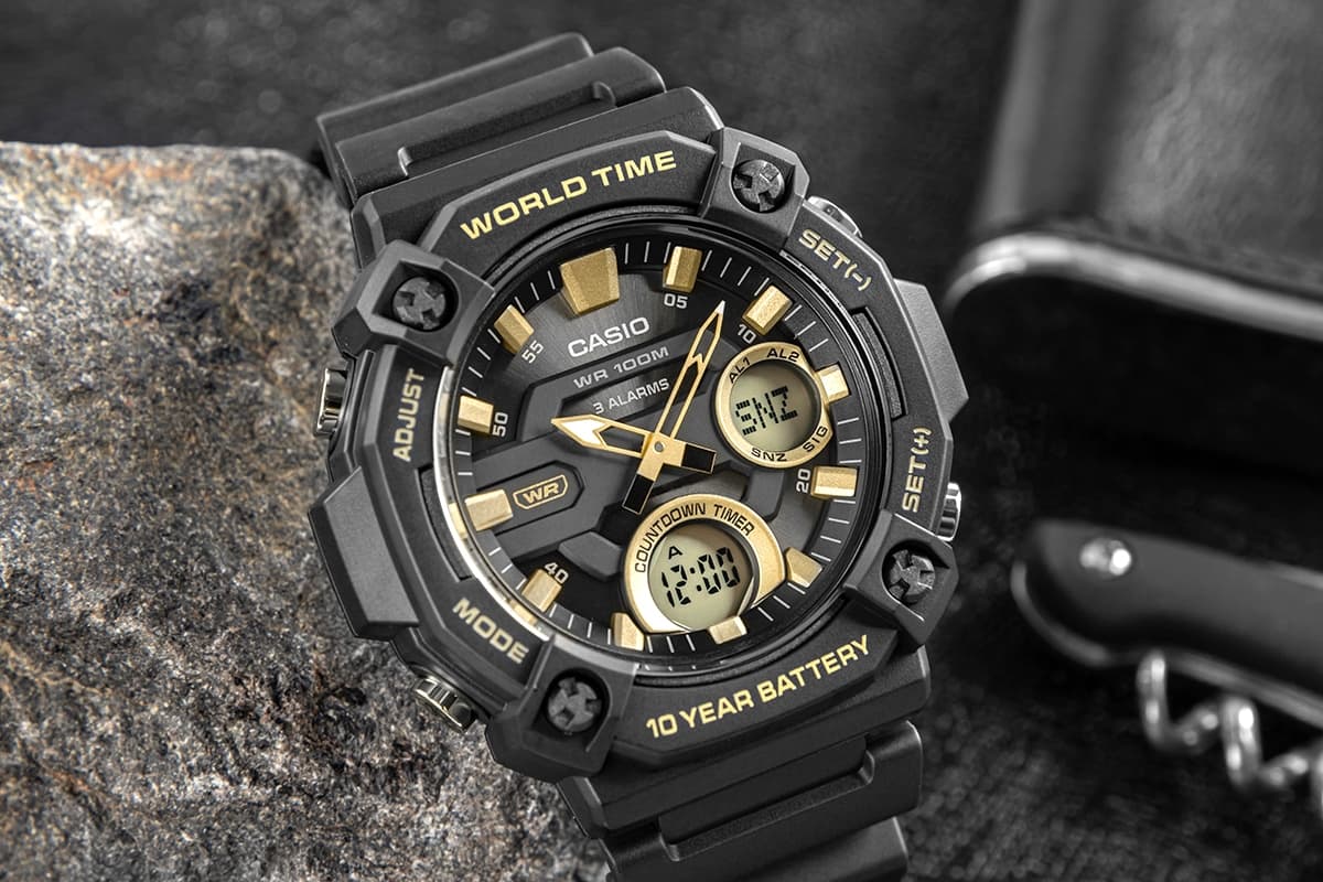 Zegarek Męski CASIO AEQ-120W-9AVDF + BOX