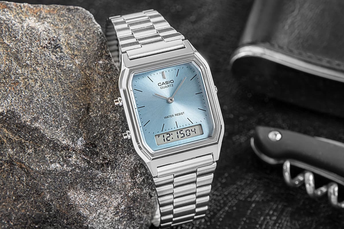 Zegarek Damski CASIO AQ-230A-2A1MQYDF + BOX