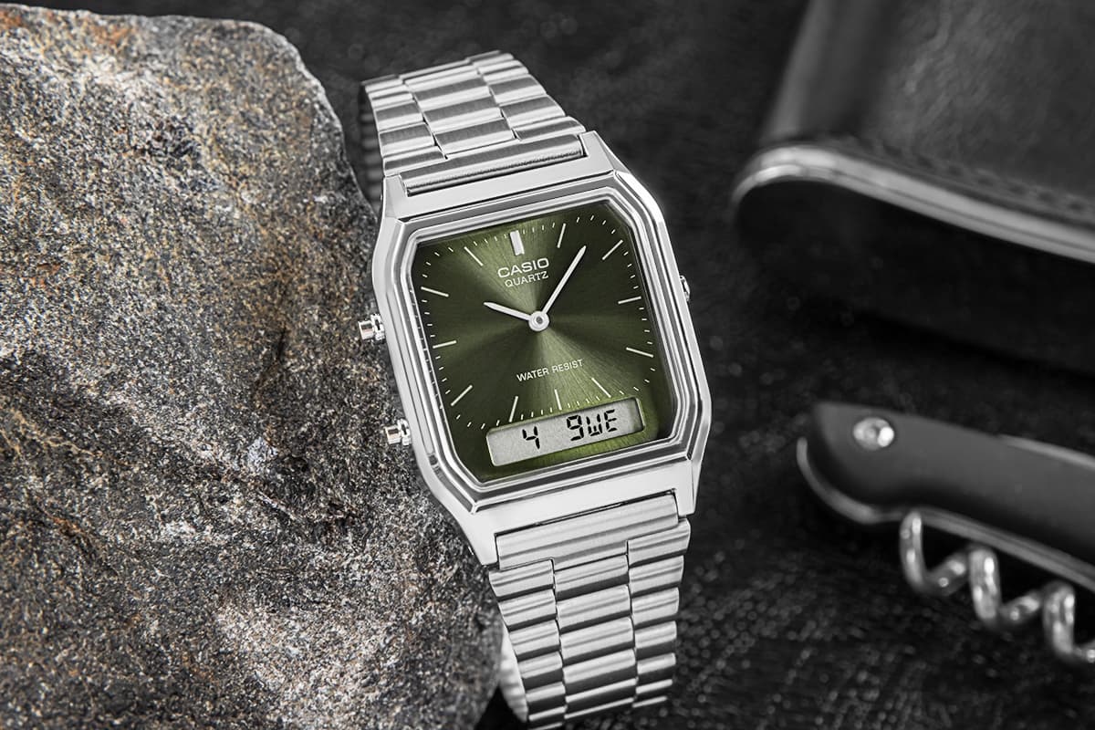 Zegarek Damski CASIO AQ-230A-3AMQYDF + BOX